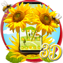 3D Sunflower theme APK