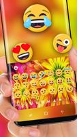 Sunflower Keyboard Yellow Flower Theme скриншот 1