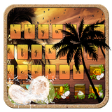 Coconut Sunset Keyboard Theme biểu tượng