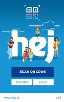 QR Code Reader from HEJ.ie that auto opens URLs Affiche