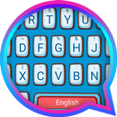 Super Blue Theme&Emoji Keyboard-APK