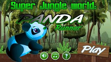 Super jungle world: Panda Run Affiche