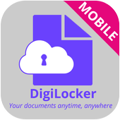 DigiLocker supports BHIM app. biểu tượng