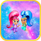 Shimmer Dress Up Game icono