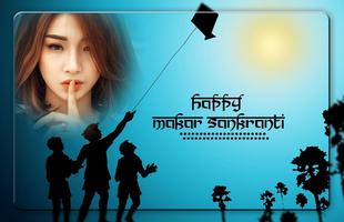 Happy Makar Sankranti Photo Frames Cartaz