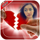 Broken Heart Photo Frames أيقونة