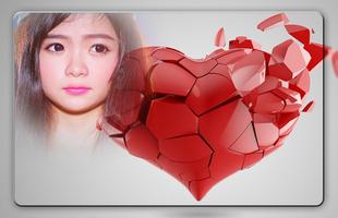 برنامه‌نما Broken Heart Photo Frames عکس از صفحه