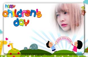 Children's Day Photo Frames पोस्टर