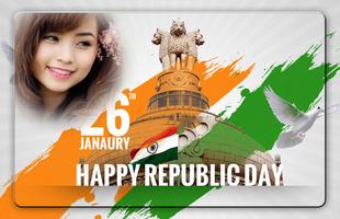 Happy Republic Day Photo Frame imagem de tela 3