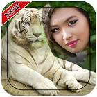 White Tiger Photo Frames icono