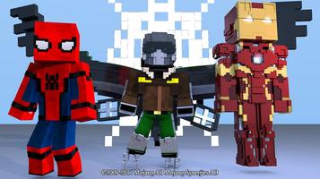 Superhero Craft mod for MCPE Plakat