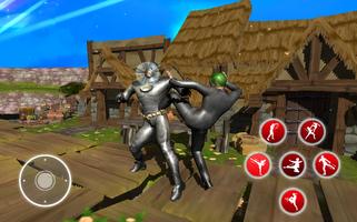 Battle of Superheroes iron-red Vs Bathero Fight screenshot 1