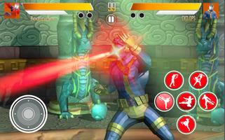 Battle of Superheroes iron-red Vs Bathero Fight capture d'écran 2