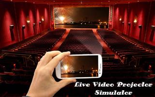 Live Video Projector Simulator capture d'écran 1