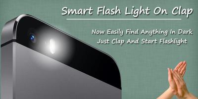 Smart Flash Light On Clap Affiche
