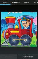 Kids Train Games Affiche