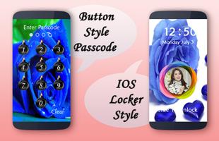 Blue Rose Lock Screen poster
