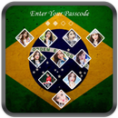 Brazil Flag Lock Screen APK