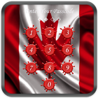 Canada Flag Lock Screen icône