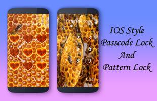 Honey Comb Lock Screen اسکرین شاٹ 3