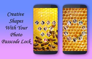 Honey Comb Lock Screen 스크린샷 1