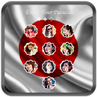 Japan Flag Lock Screen icône