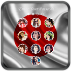 Japan Flag Lock Screen ícone