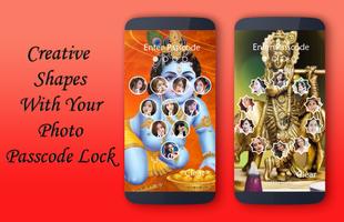 Lord Krishna Lock Screen स्क्रीनशॉट 1