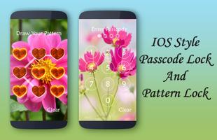 Pink Flower Lock Screen स्क्रीनशॉट 3