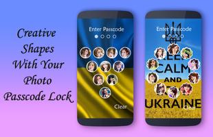 Ukrain Flag Lock Screen capture d'écran 1