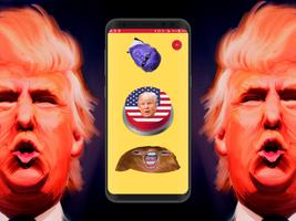 Trump Button Affiche