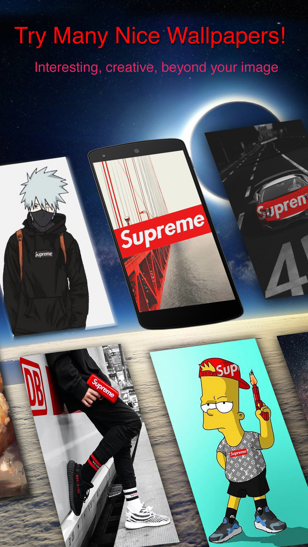 Gucci & Supreme HD wallpapers and backgrounds APK for Android Download
