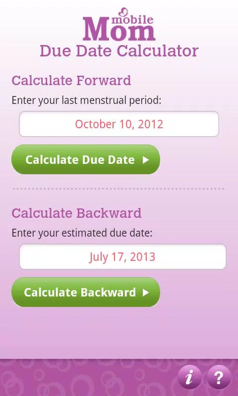 Due Date Calculator for Android Download
