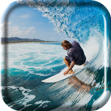 Surfing Wave Live Wallpaper
