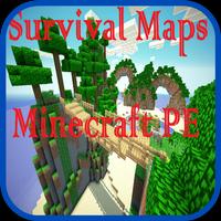 Survival Maps for Minecraft PE постер