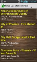 NREL Gas Station Finder screenshot 1