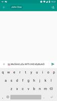 KeYbOaRd - Mocking text keyboard poster