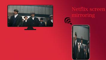 برنامه‌نما Netflix screen mirroring عکس از صفحه