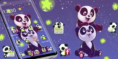 Ngọt panda cartoon chủ đề ảnh chụp màn hình 3