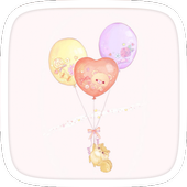 Sweet Pink Bear Theme icon