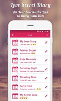 برنامه‌نما Love Secret Diary عکس از صفحه