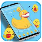 Swimming Duck Theme icône