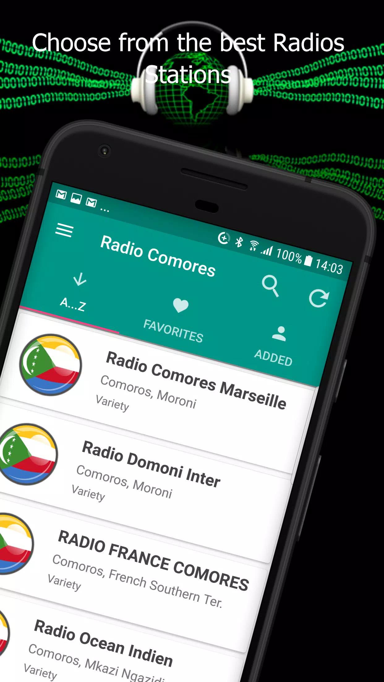 Comoros Islands Radio Stations APK voor Android Download