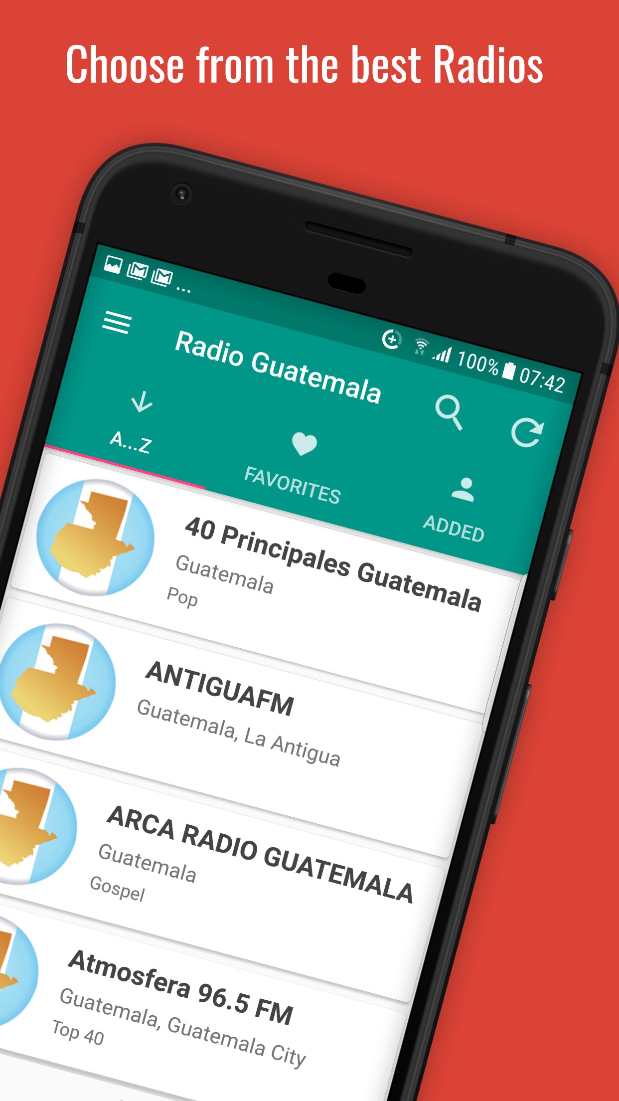 Descarga de APK de Radio de Guatemala para Android