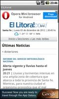 Lector Diario El Litoral captura de pantalla 1