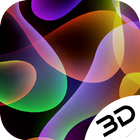 Symphony Psychedelic Streamer Hd Live 3D Wallpaper ikona