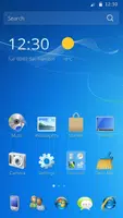 Classic Blue Theme Poster