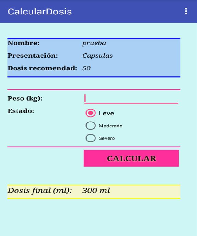 下载Calculador de dosis pediatrica的安卓版本