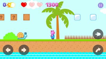 Piggy World - platformer game capture d'écran 1