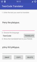 TeenCode Translator الملصق
